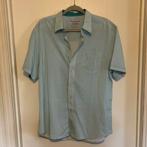 Nick Graham Men's Casual Blue Patterned Shirt